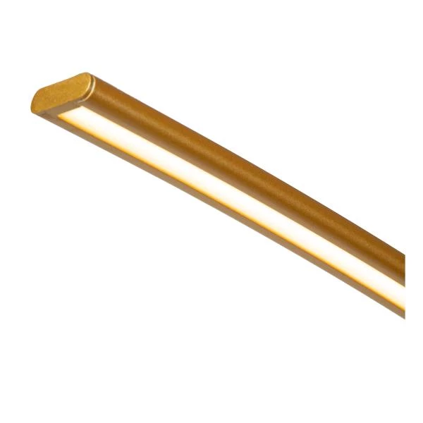 Lucide CURVE - Lampadaire arceau - LED Dim. - 1x15W 2700K - Or Mat / Laiton - détail 1